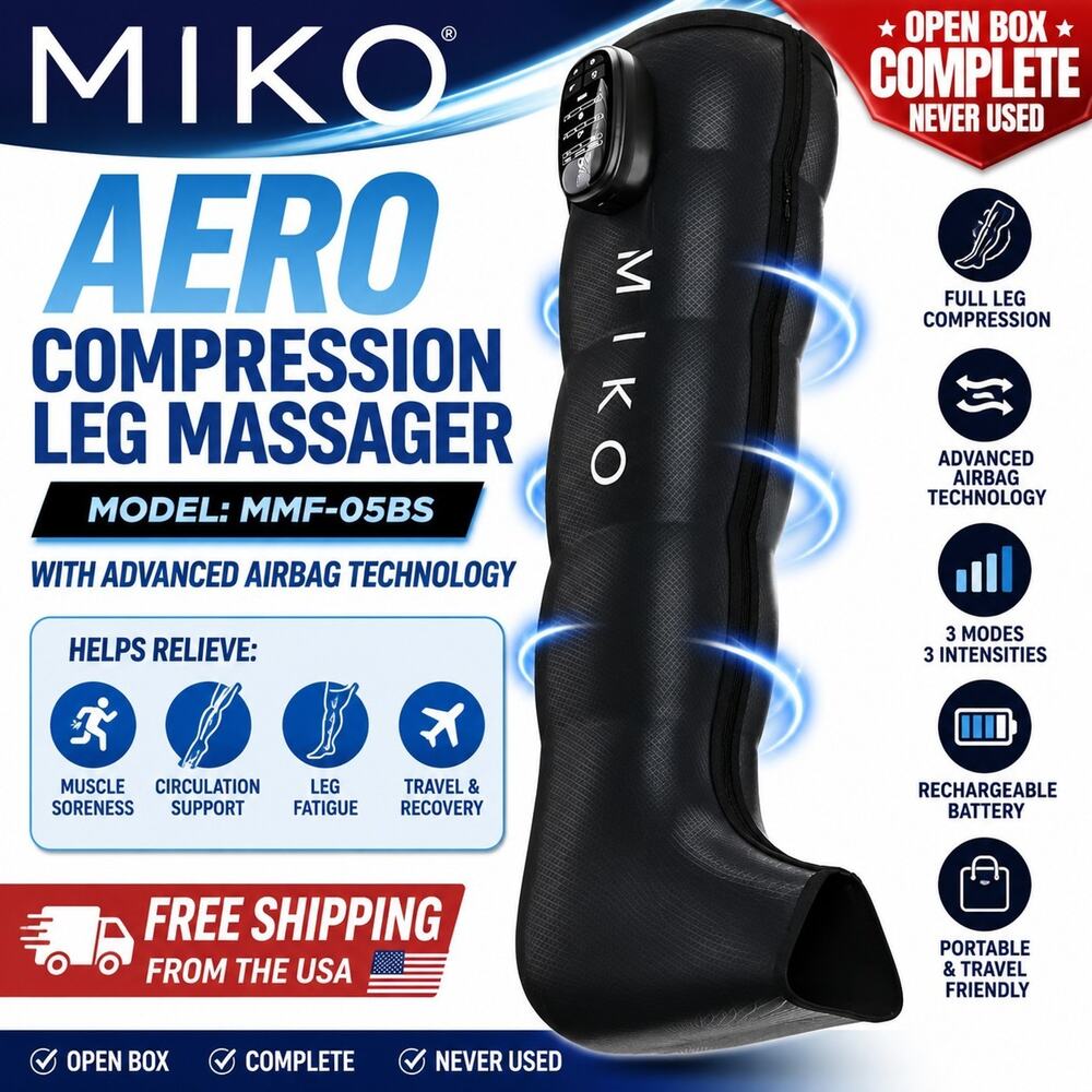 Miko Aero Compression Leg Massager with Advanced Airbag Technology #MMF-05BS